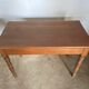 Solid wood desk table turned legs 100x52cm