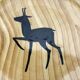 Ceramic plate imitation wood - Grandjean Jourdan - Vallauris