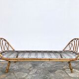 Vintage rattan bed