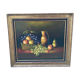 Oil on canvas: still life with fruit