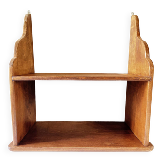 Old small solid wood shelf