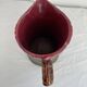 Slip pitcher, Orchies, jug, majolica, earthenware, floral decoration