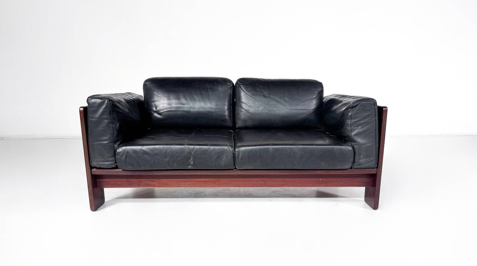 Mid-Century Modern Bastiano Two-Seater Sofa by Tobia Scarpa for Gavina, 196