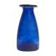 Blue blown glass vase