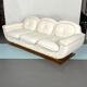 Mid-century White Art Deco sofa and armchair. Italy 1930s
