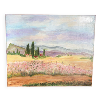 Toile peinture paysage