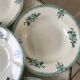 Lot of 6 hollow plates terre de fer saint-amand xixth