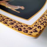 Art deco plate with erte drawing