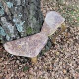 Consoles d'applique bois doré et marbre style Louis XV