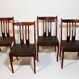 Vintage rosewood chairs from the 1970s.
