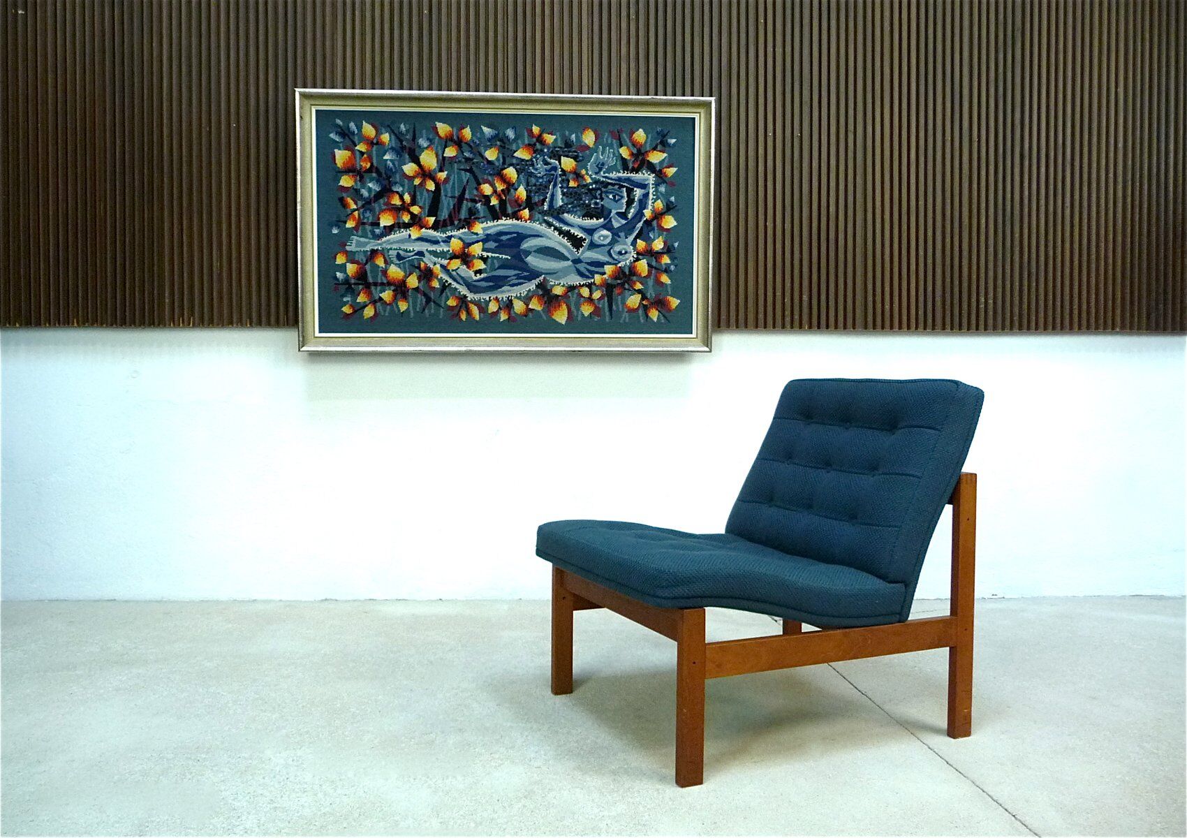 Fauteuil danois en teck par Ole Gjerlov-Knudsen et Torben Lind pour France & Søn, années 1960