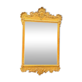 Baroque mirror in carved, stuccoed and gilded wood, Vienna circa 1700