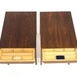 Set of 2 rosewood workers, Severin Hansen, Haslev Møbelfabrikk, Denmark, 1960
