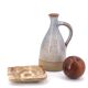 Empty pocket in beige brown stone, 70s