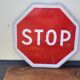 Panneau vintage stop