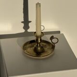 Antique gold hand candlestick H8 D14