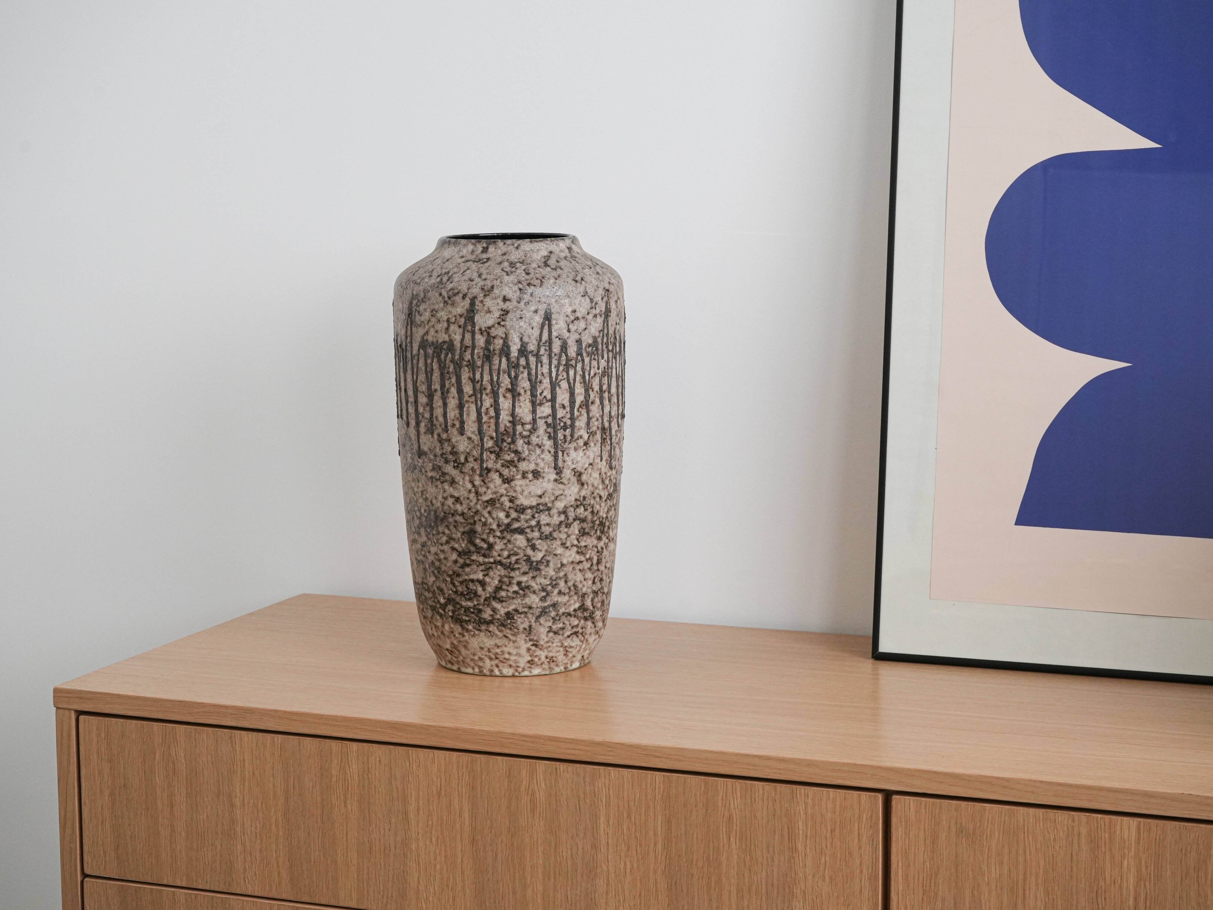 Ceramic vase, German design, 1960s, manufactured in West Germany