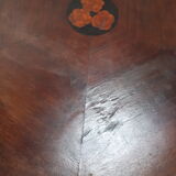 1930 art deco wood marquee pedestal table