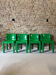 4 chaises modèle 4875 par C. Bartoli pour Kartell, 1970