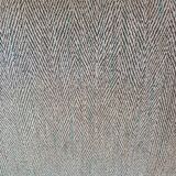 Duvivier canapé 104 Mayenne Alaska pebble fabric and its headrests.