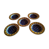 5 Provençal-style plates