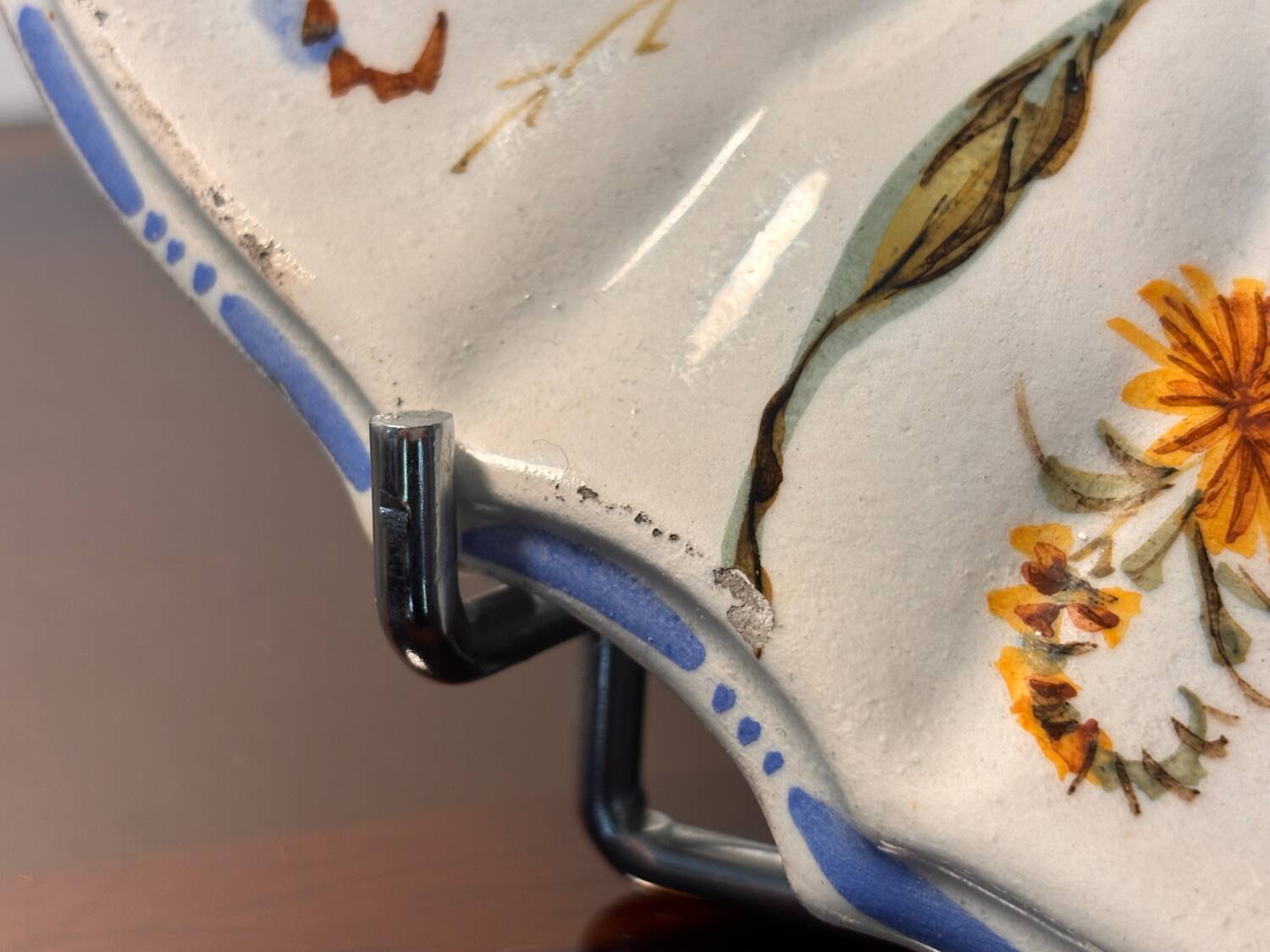 Assiette Nove L’Italie début 20eme