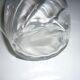 Corrugated neck glass decanter