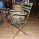 Folding garden armchair from the 1900s, entirely original