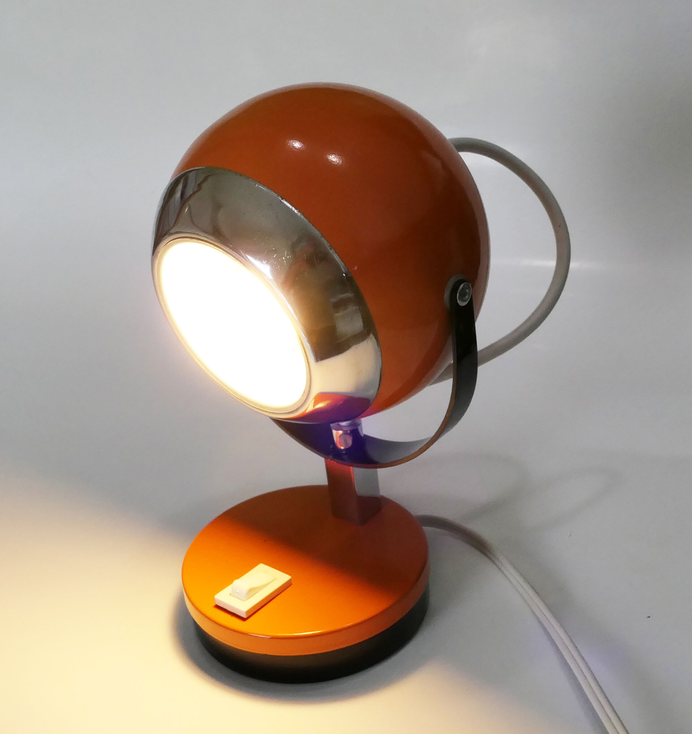 Table lamp eyeball space age 1970's