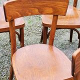 Set of 12 old Thonet bistro chairs