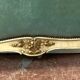 Bench daybed in lacquered and gilded wood 20th century