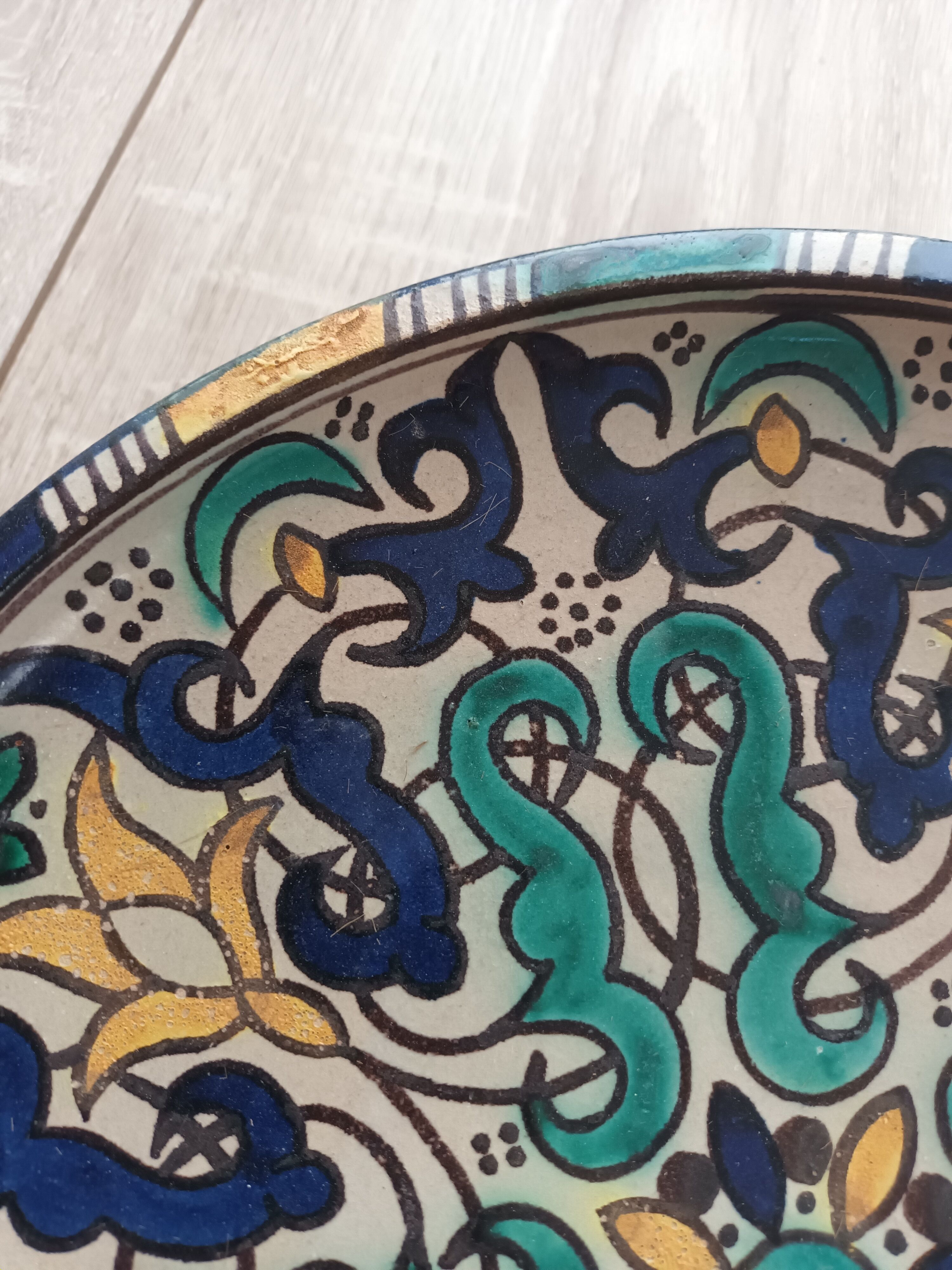 Moroccan dish 19th early 20th