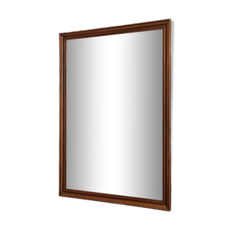 Mirror frame carved wood patina beveled dp 012389