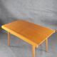 Extension Table in Ash František Jiràk by Tatra vintage Czech 1960s
