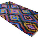Anatolian handmade kilim rug 335 cm x 185 cm