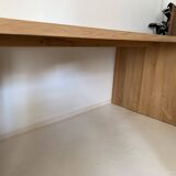 Contemporary solid oak desk