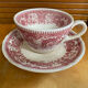 Cup + saucer antique villeroy & boch burgenland model ceramic
