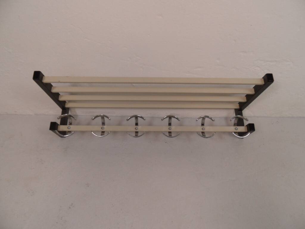 Vintage metal coat rack 1960's