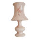 Powder pink alabaster lamp
