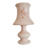 Powder pink alabaster lamp