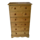 Vintage pine chest of drawers with 6 drawers