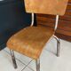 Old children's school chair wood and metal