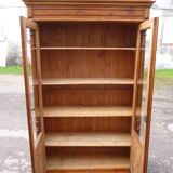 Solid cherry bookcase