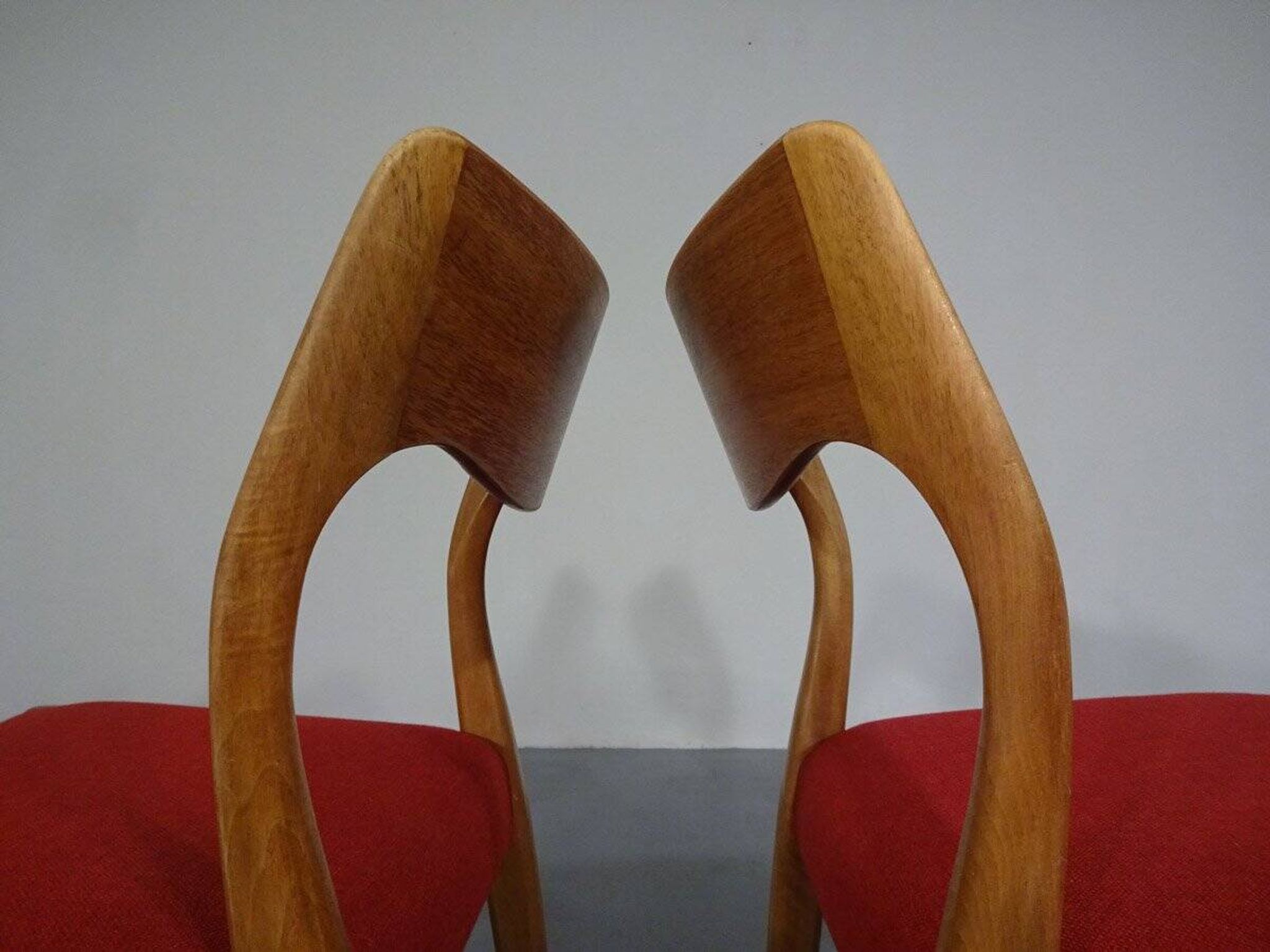 Set of Danish Oak Dining Chairs, 1960s