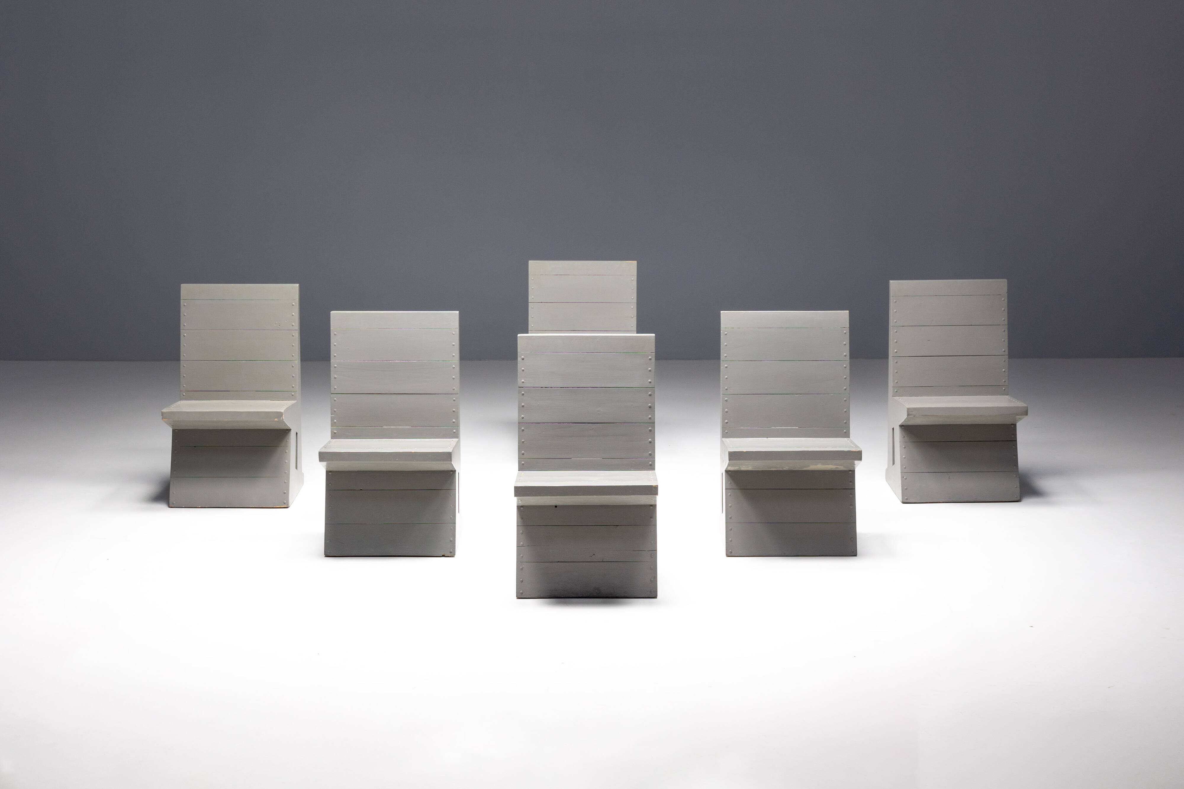 Dining Chairs by Dom Hans van der Laan, Netherlands, 1960s