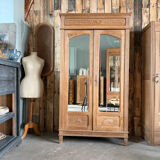 Art Deco oak wardrobe (renovated)