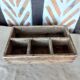 Old wooden tool box