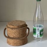 Vintage 60s design cork ice cube tray