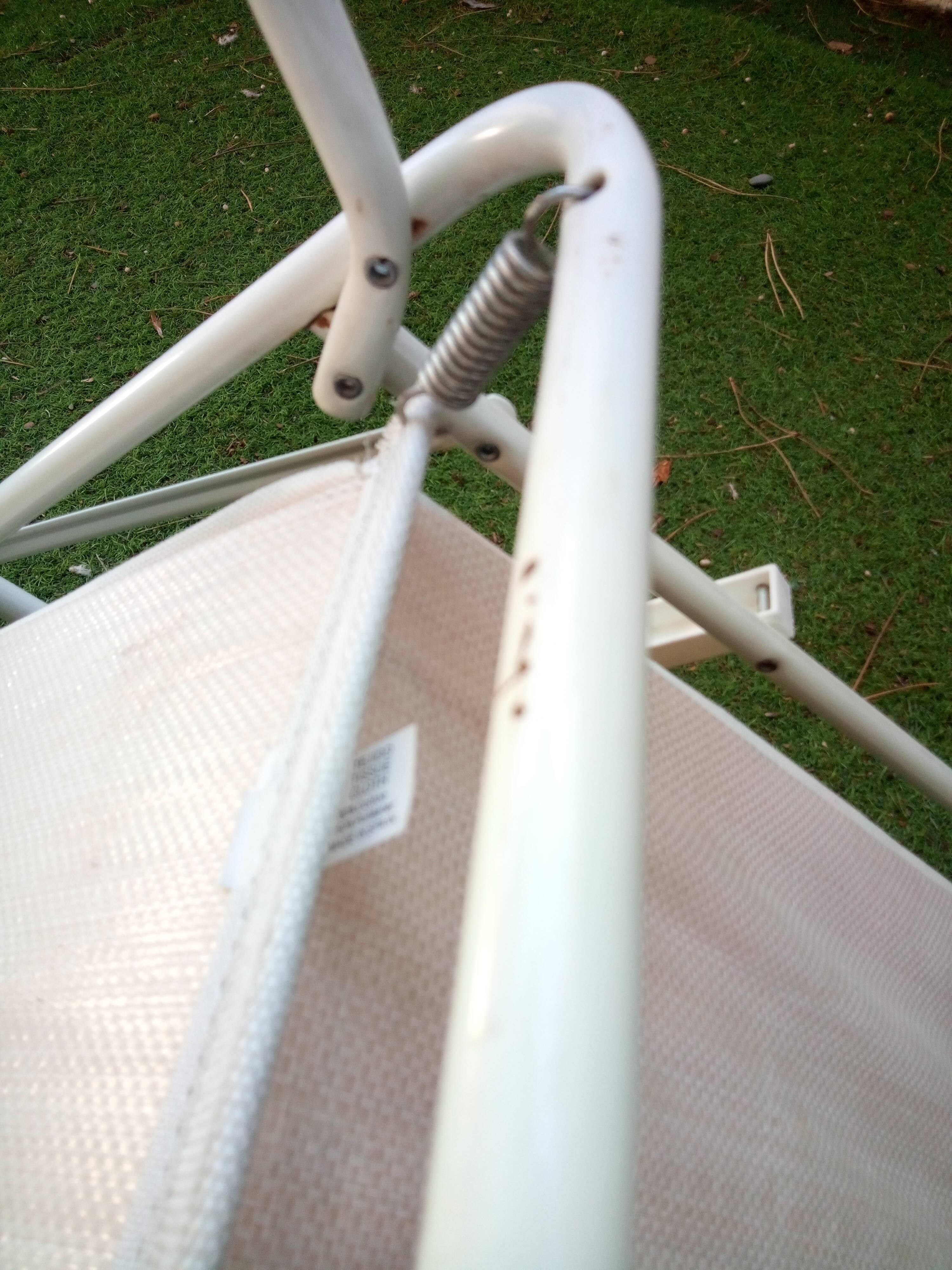 Vintage folding camping chair from the 80s