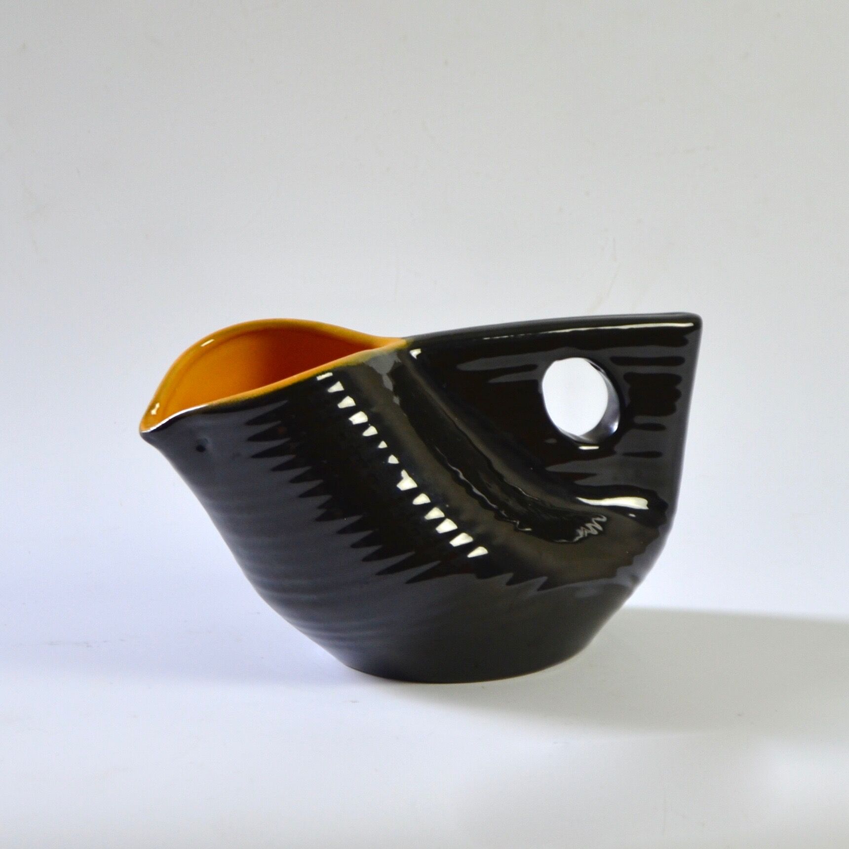 Ceramic pitcher shaped bird  1950 1960